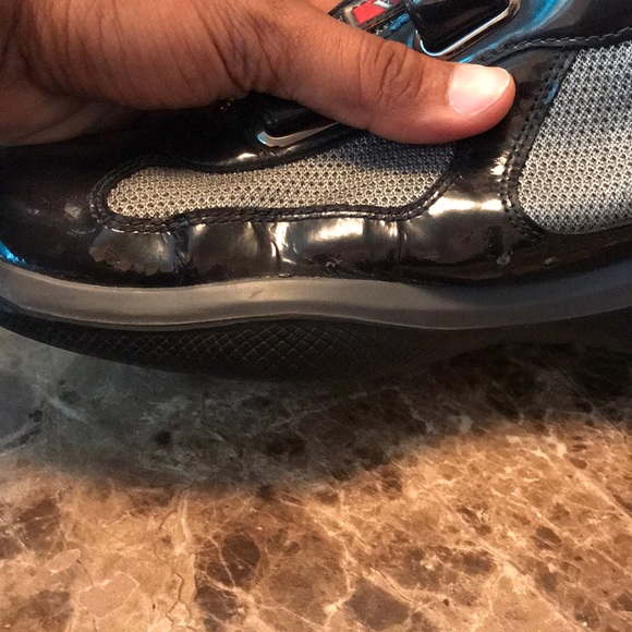 Navy Blue Original Prada’s Size 8 - Picture 6 of 8